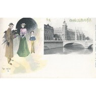 Paris La Conciergerie - illustrateur Jack Abeillé 1899